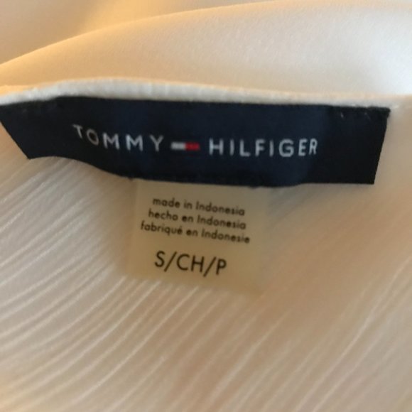 Tommy Hilfiger Ivory Sleeveless Tunic w/Lace Hem Small - Picture 12 of 12
